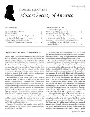 Mozart Society of America