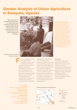 Gender Analysis of Urban Agriculture in Kampala, Uganda