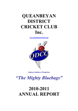 QDCC Annual Report 2011