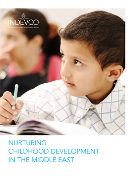 INDEVCO 2016 Childhood Development in the Middle East Initiatives