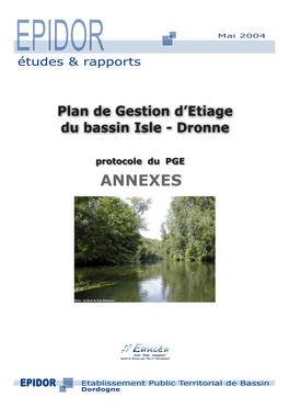 Couverture Rapport PGE Isle Dronne.Cdr