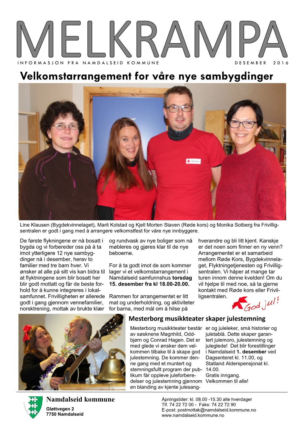 Velkomstarrangement for Våre Nye Sambygdinger