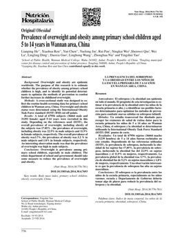 Prevalence of Overweight and Obesity Among Primary School Children