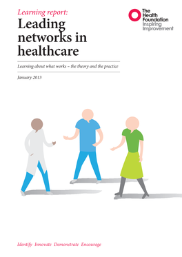 Learning Report: Leading Networks in Healthcare Learning About What Works – the Theory and the Practice