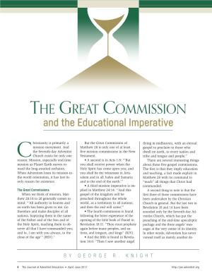 THE GREAT COMMISSION and the Educational Imperative
