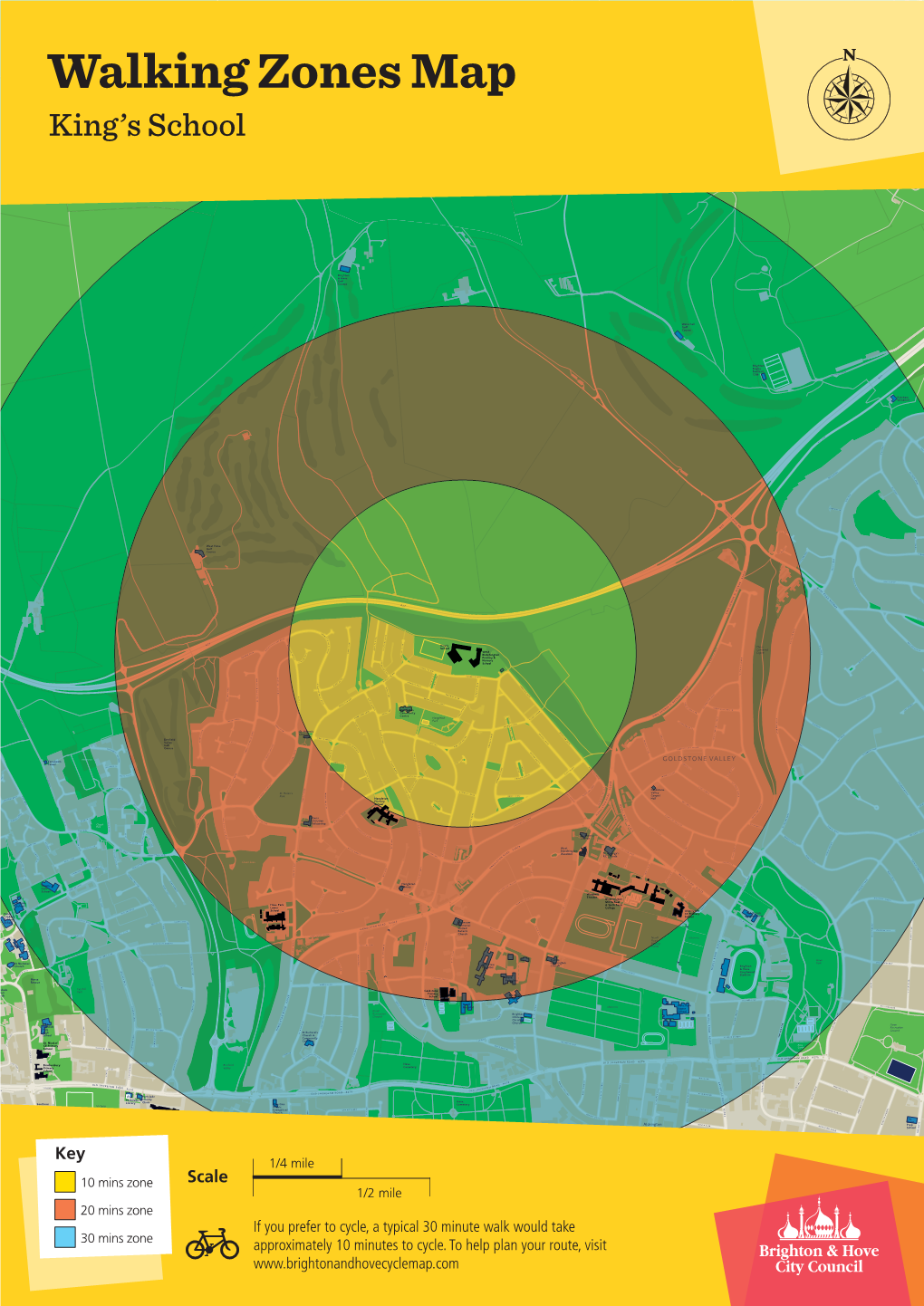 Walking Zones Map