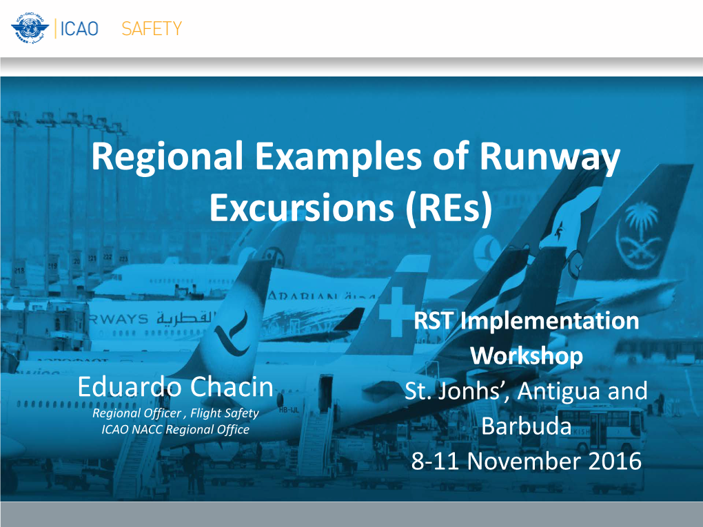 Regional Examples Of Runway Excursions (Res) - DocsLib