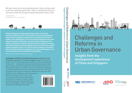 Challenges and Reforms in Urban Governance