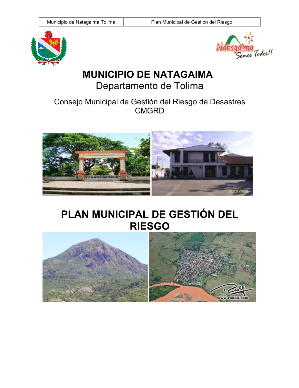 Municipio De Natagaima Tolima Plan Municipal De Gestión Del Riesgo