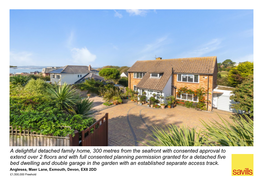 A Delightful Detached Family Home, 300 Metres from the Seafront With