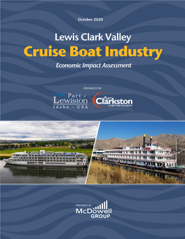 Cruise Boat Industry Economic Impact Assessment