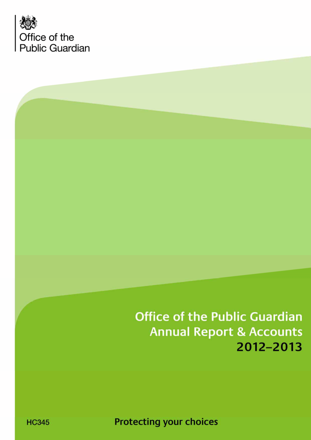 OPG Annual Report & Accounts 2012-2013