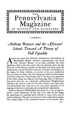 Pennsylvania Magazine of History and Biography (PMHB), LXIII (1939), 285, 286; Wickersham, Education, 249; Arthur S