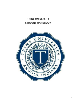 2021-2022 Trine University Student Handbook