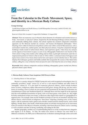 Movement, Space, and Identity in a Mexican Body Culture