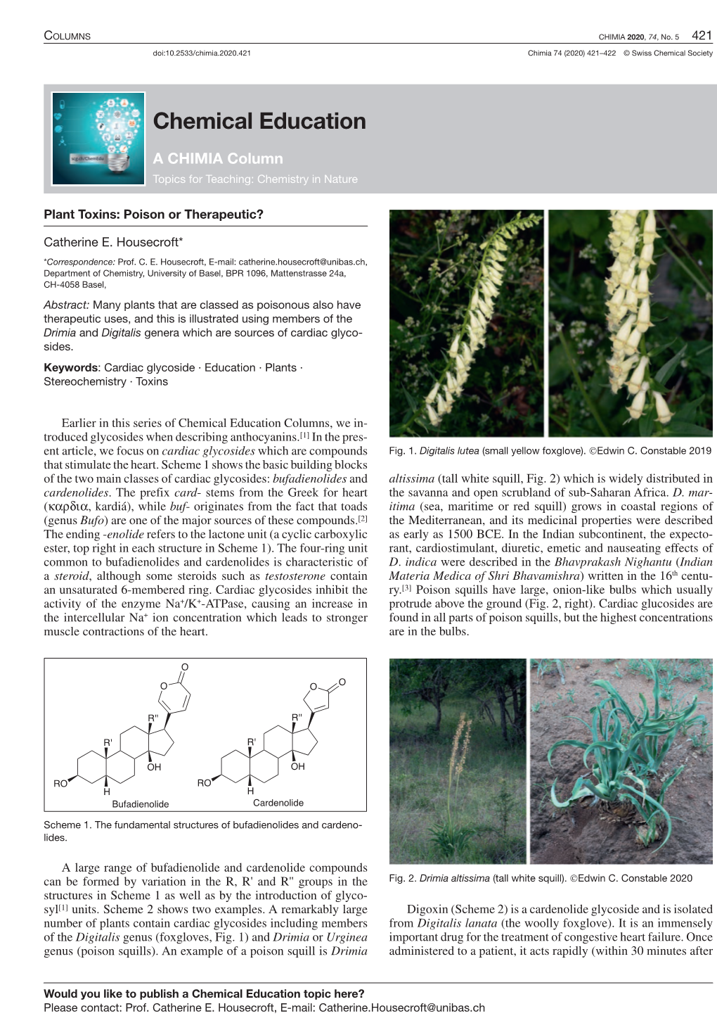 Plant Toxins: Poison Or Therapeutic?