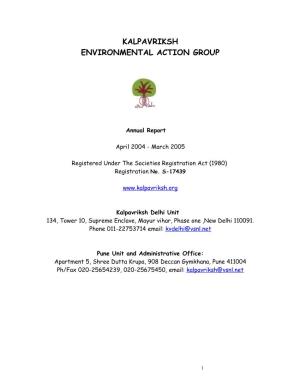 Kalpavriksh Environmental Action Group