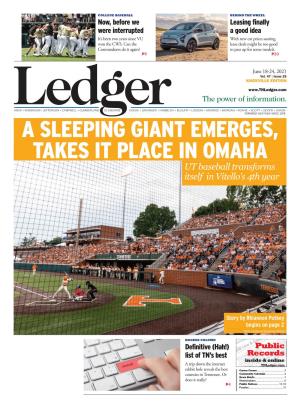 A SLEEPING GIANT EMERGES, TAKES IT PLACE in OMAHA UT Baseball Transforms Itself in Vitello’S 4Th Year