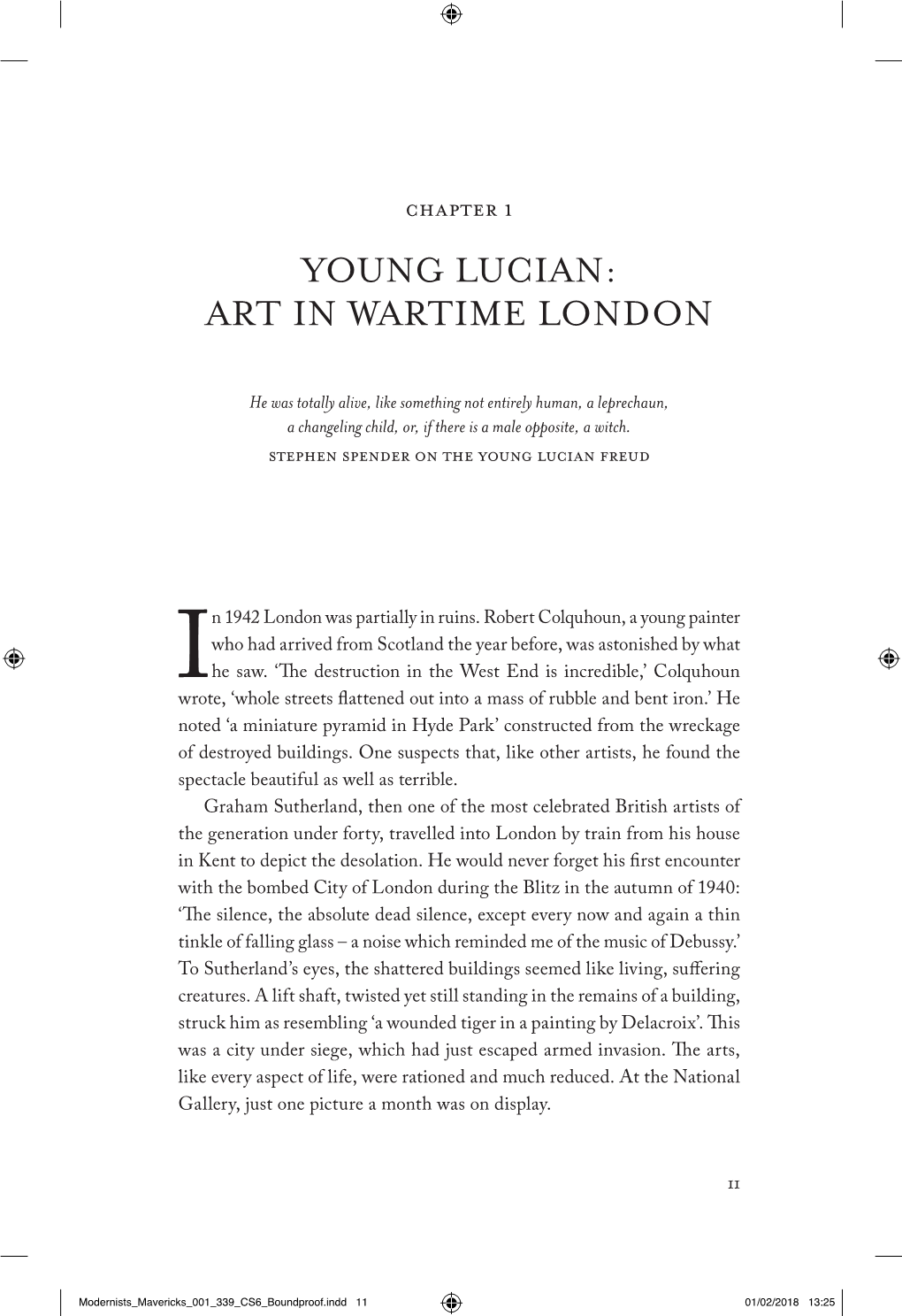 Young Lucian: Art in Wartime London