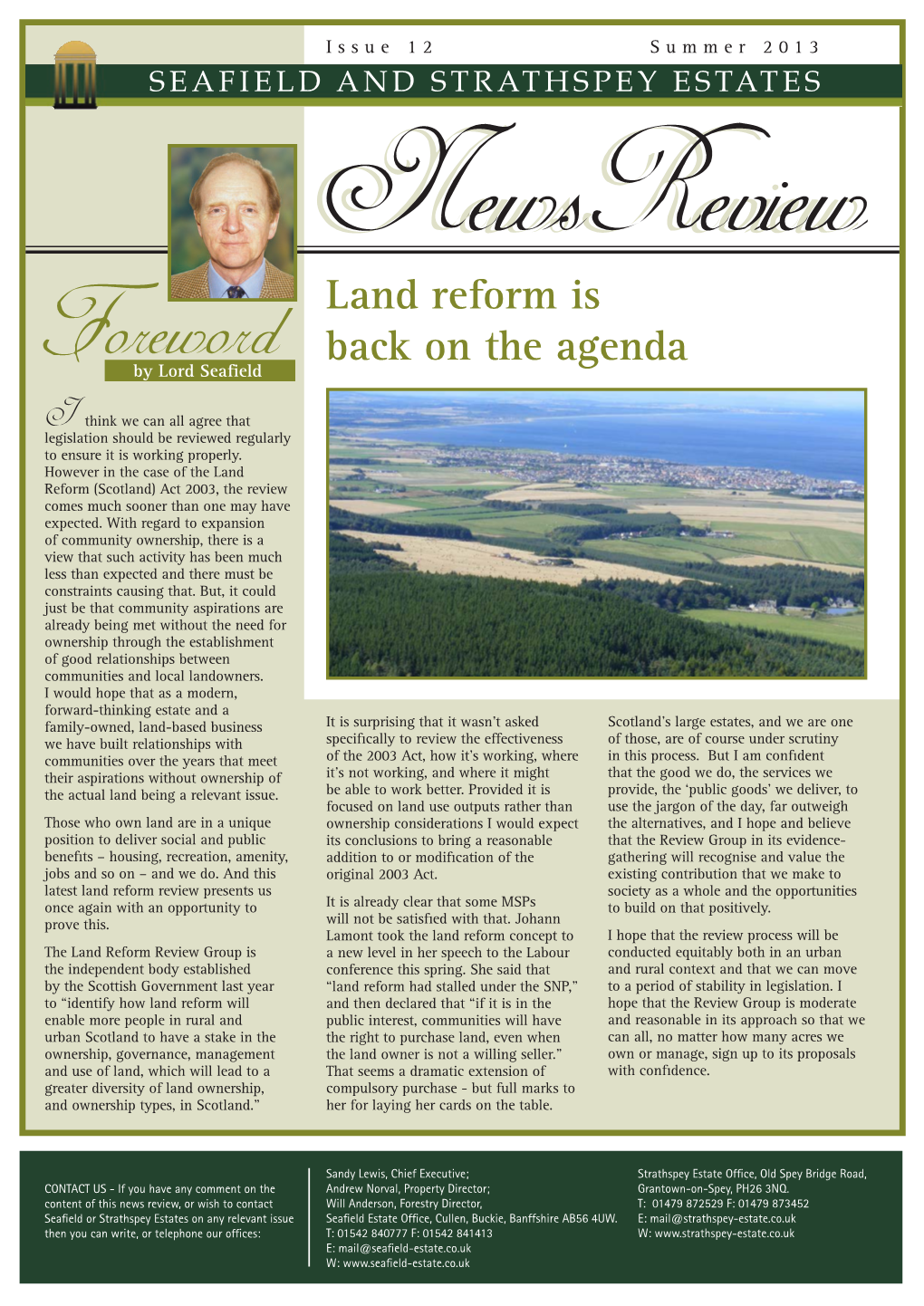 Land Reform Is Back on the Agenda