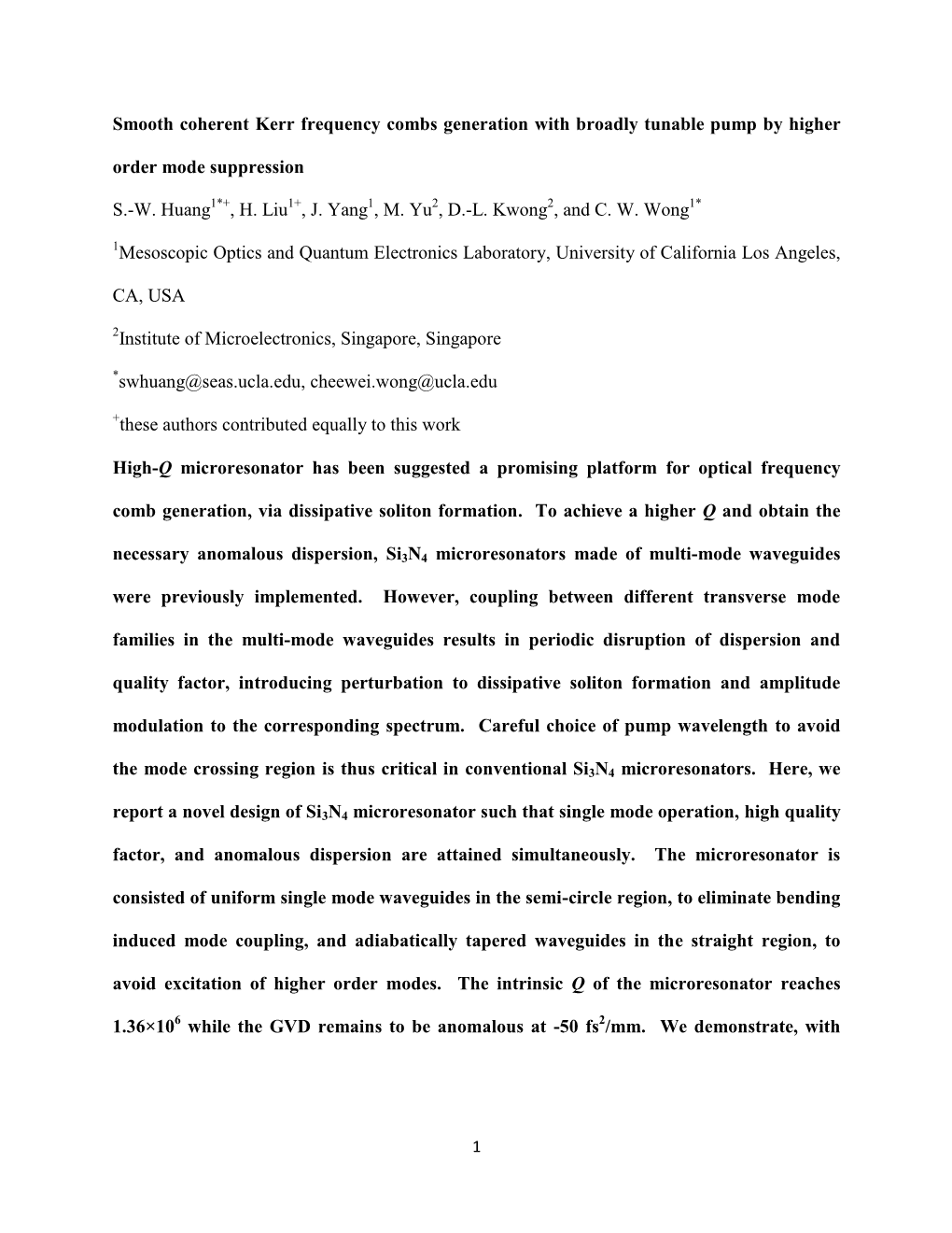 Smooth Coherent Kerr Frequency Combs Generation with Broadly Tunable Pump by Higher Order Mode Suppression