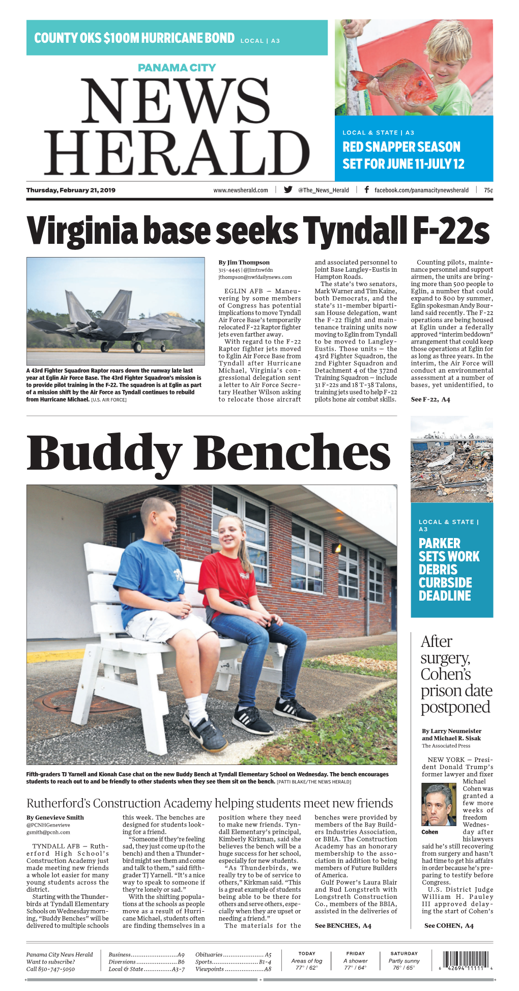 Virginia Base Seeks Tyndall F-22S
