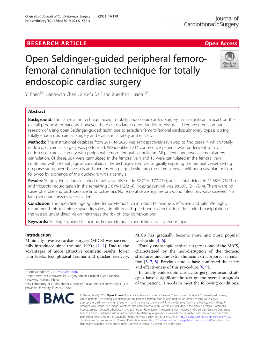 Open Seldinger-Guided Peripheral Femoro-Femoral Cannulation