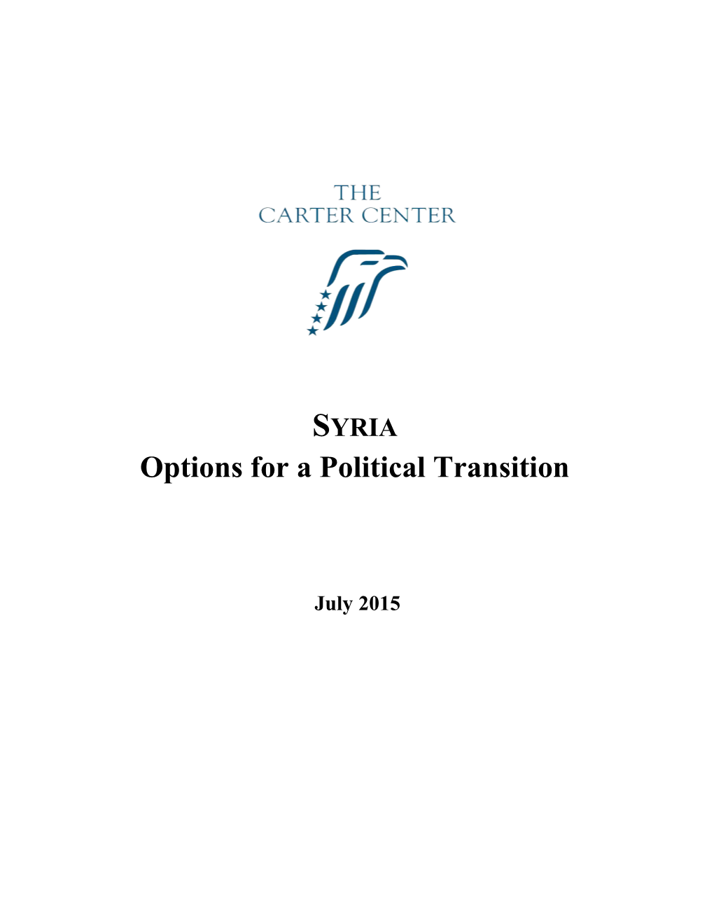 Options for a Political Transition in Syria