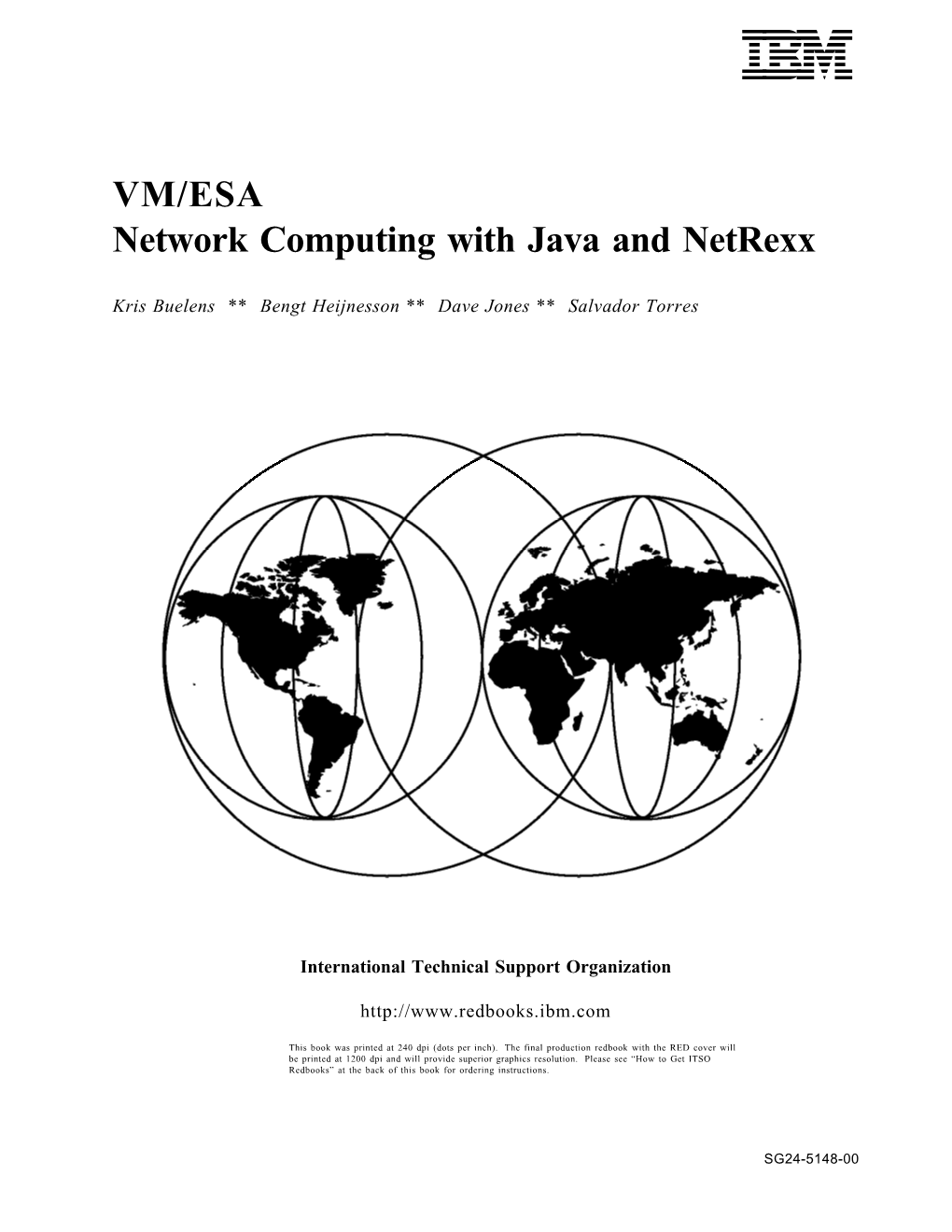 VM/ESA Network Computing with Java and Netrexx