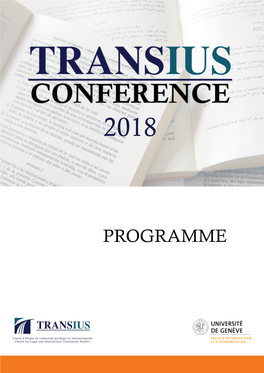 Programme Transius Conference 2018