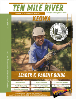 Ten Mile River Scout Camps Leaders Guide