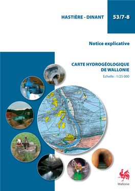 Carte Hydrogéologique De Hastière - Dinant HASTIERE - DINANT