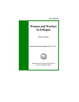 Women and Warfare in Ethiopia