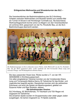TSV Regen – Sparte Badminton