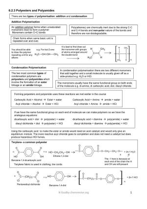 6.2.3 Revision Guides Polyesters and Polyamides