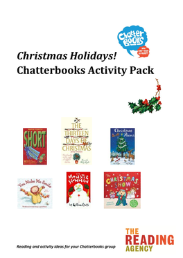 Christmas Holidays! Chatterbooks Activity Pack