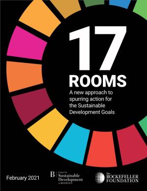 A New Approach to Spurring Action for the Sustainable Development Goals February 2021