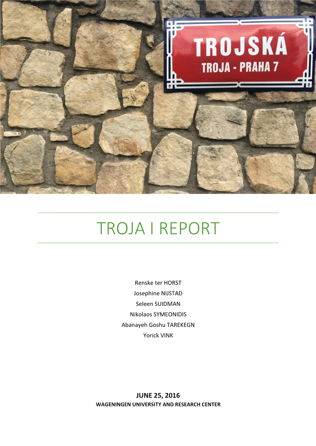 Troja II Georeport