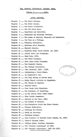 Chapter L • • • the First Railway. Chapter 2 • • • First School