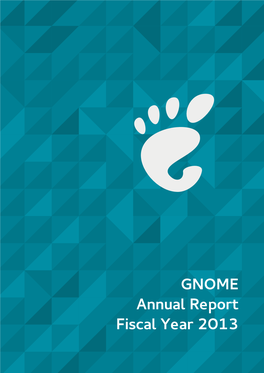 GNOME Annual Report Fiscal Year 2013