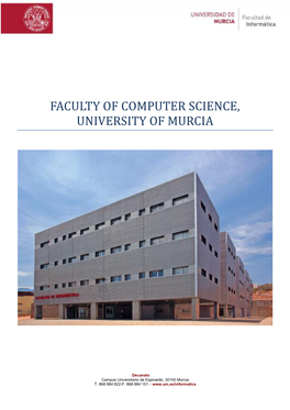 Faculty of Computer Science, University of Murcia