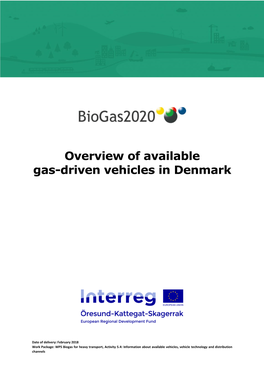 Overview of Available Gas-Driven Vehicles in Denmark