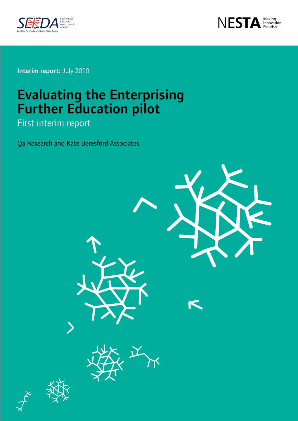 Evaluating the Enterprising Further Education Pilot First Interim Report