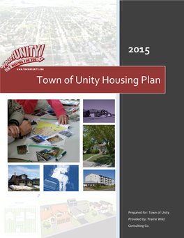 View the Town of Unity Housing Plan