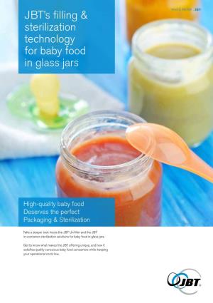 JBT's Filling & Sterilization Technology for Baby Food in Glass Jars