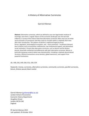' A'history'of'alternative'currencies'