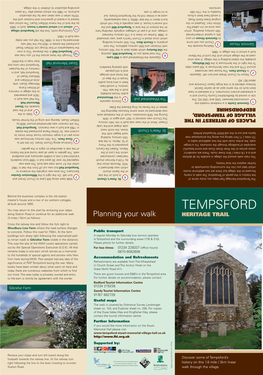 Tempsford Heritage Trail Helps You Enjoy Some of St