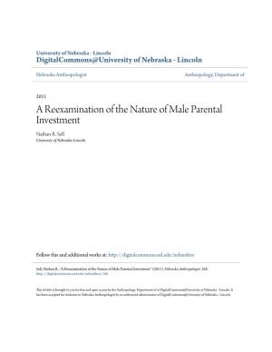 A Reexamination of the Nature of Male Parental Investment Nathan R