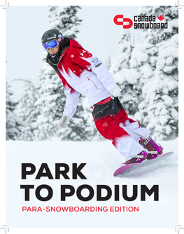 Para-Snowboarding Edition