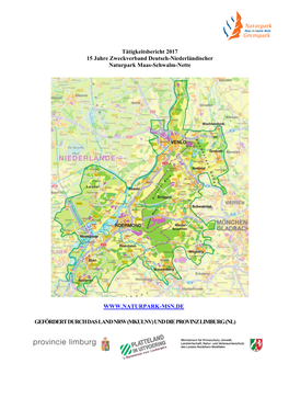 Jahresbericht 2017 Des D-NL Naturparks Maas-Schwalm-Nette